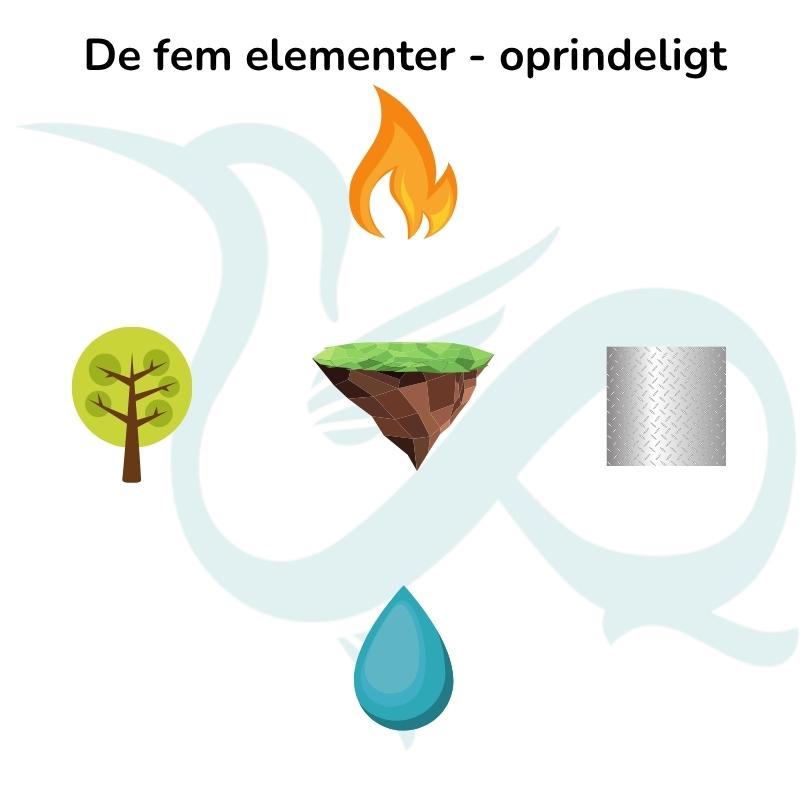 Secret elementer Fire Earth Metal Water Wood
