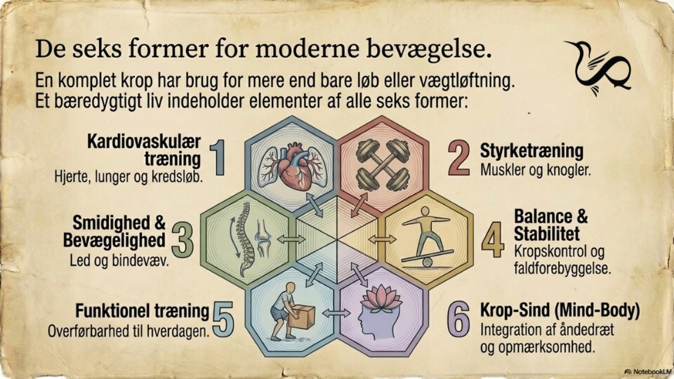 Træningsformer - seks træningsformer