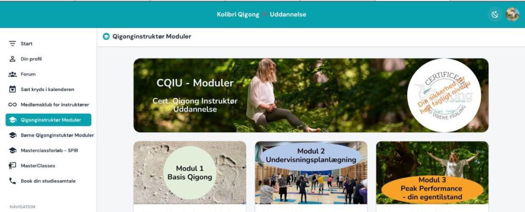 Cert. Qigong Instruktør uddannelse - Kolibri Qigongs platform